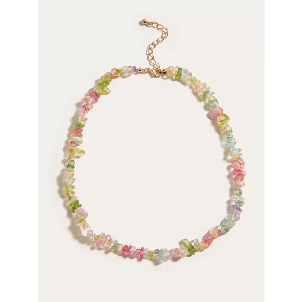 Multicolor Pastel stone Necklace N2079